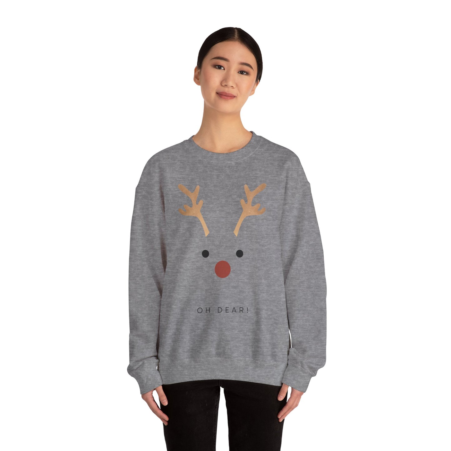 Christmas Reindeer Crewneck Sweatshirt