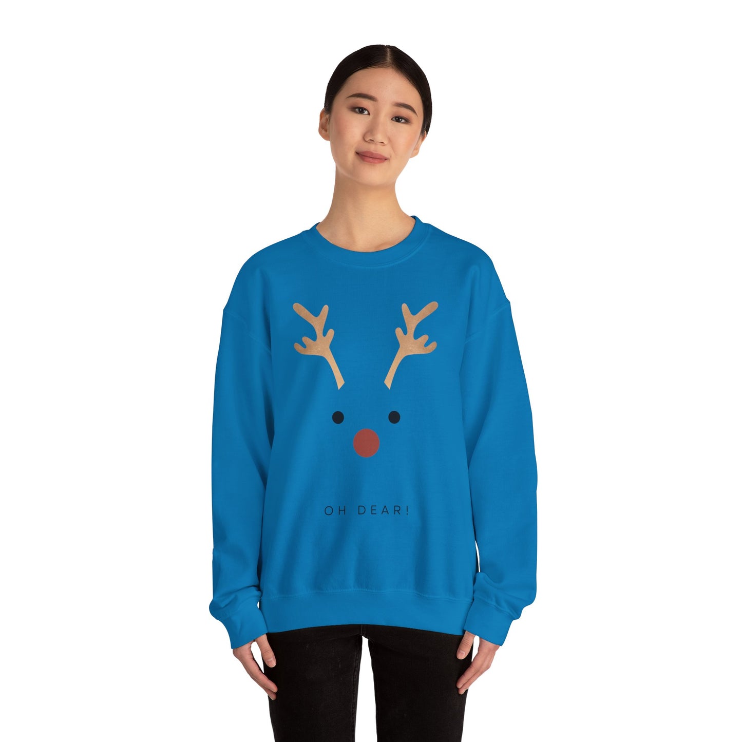 Christmas Reindeer Crewneck Sweatshirt