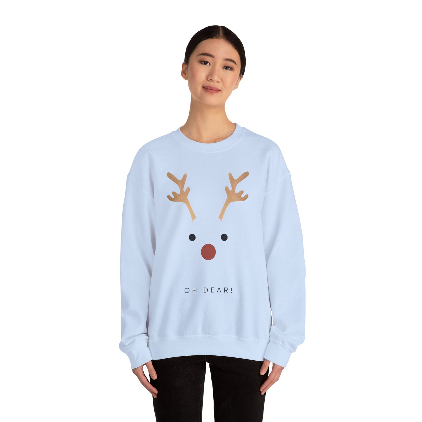 Christmas Reindeer Crewneck Sweatshirt